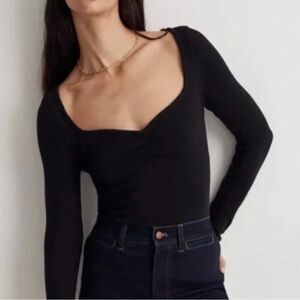 Madewell Sweetheart Neck Sweater